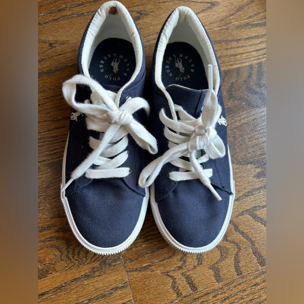 Ralph Lauren Boys size 3 canvas sneakers